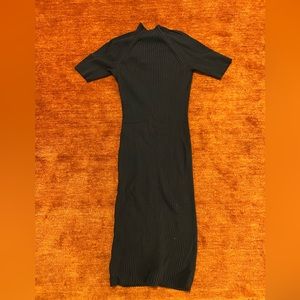 Hatch Maternity Ribbed Dress - Navy
